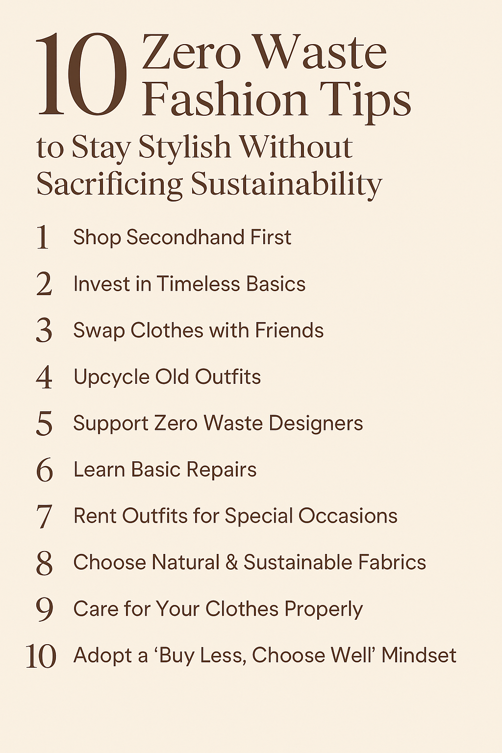 Zero Waste Lifestyle